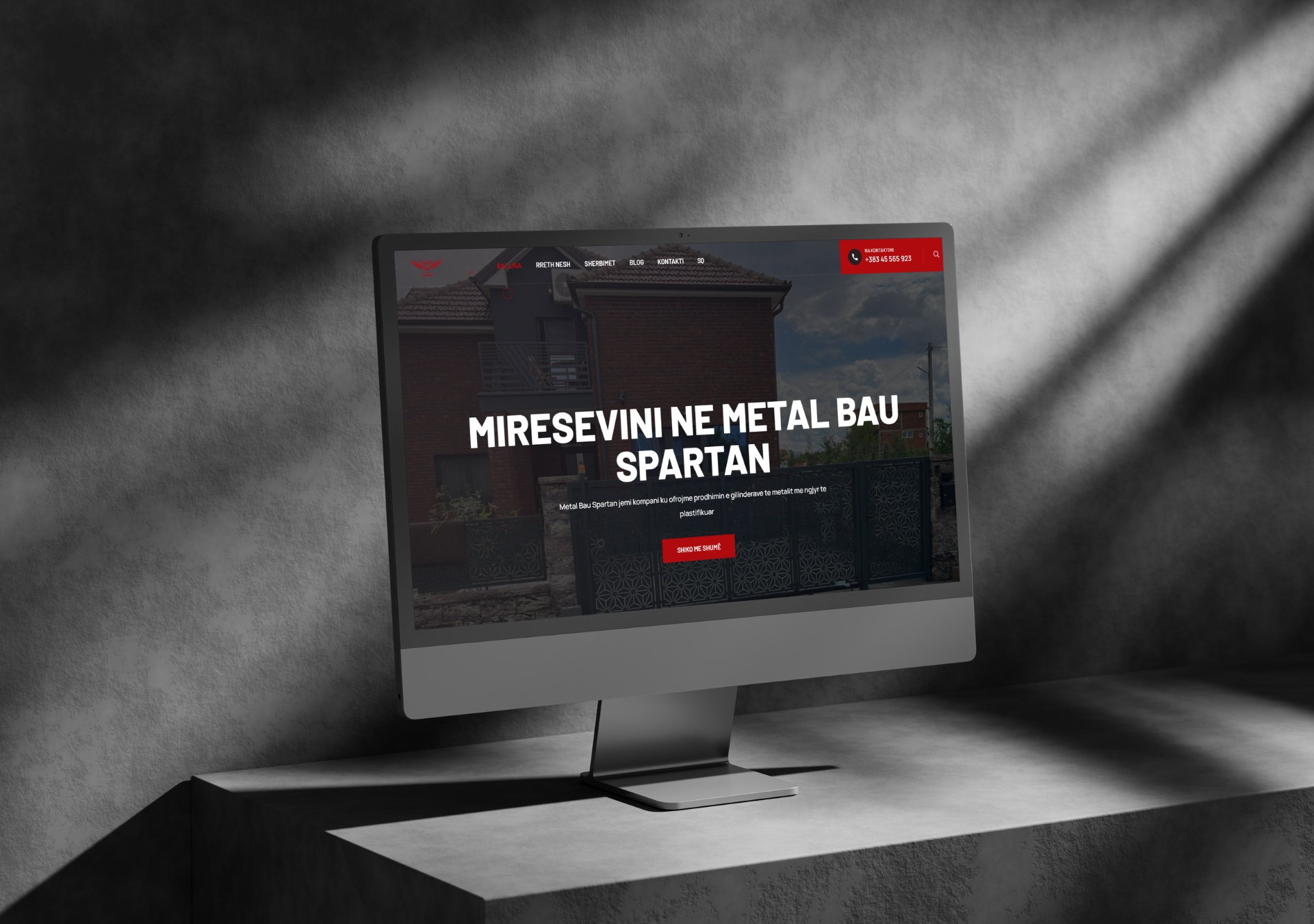 MetalBau Spartan Website Vorschau