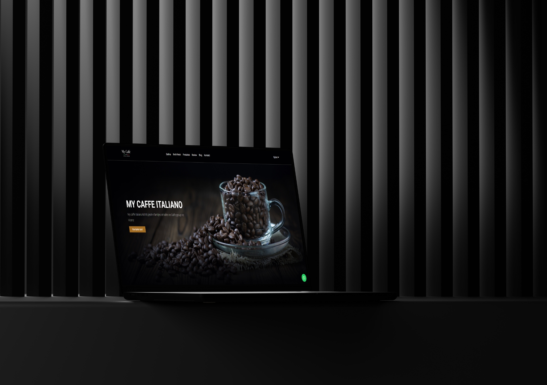 My Caffe Italiano Website Vorschau